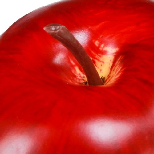 Artikel Deco äpple röd Deco frukt Ø8cm H9,5cm Röd Delicious 4st