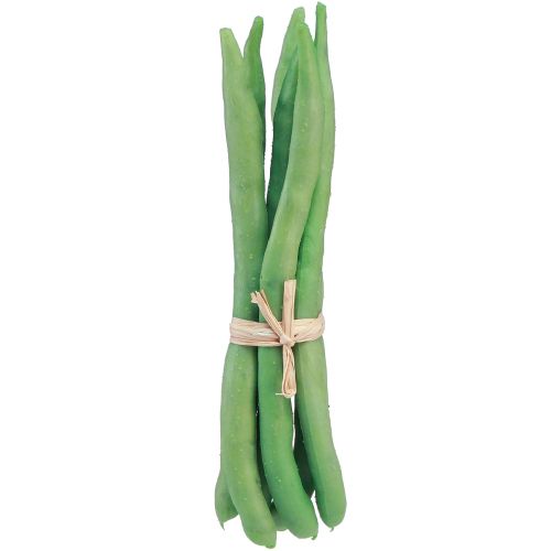 Dekorativa bönor Konstgjorda grönsaker Grön Real Touch 17cm 6 st
