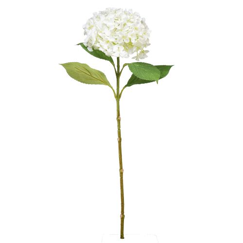 Artikel Dekorativ hortensia konstgjord vit snöbollshortensia 65cm