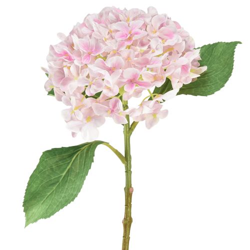 Hortensia konstgjord ljusrosa konstgjord blomma rosa Ø15,5cm 45cm