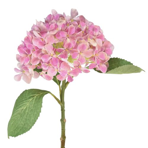 Floristik24 Hortensia konstgjord rosa konstgjord blomma rosa Ø15,5cm 45cm
