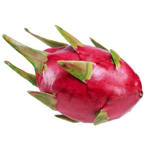 Artikel Konstgjord drakfrukt Pitahaya dekorativ frukt Ø8cm L15cm