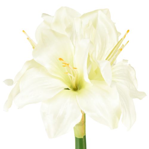 Artikel Konstgjord riddarstjärna som riktiga konstgjorda blommor vit amaryllis 40cm 3st