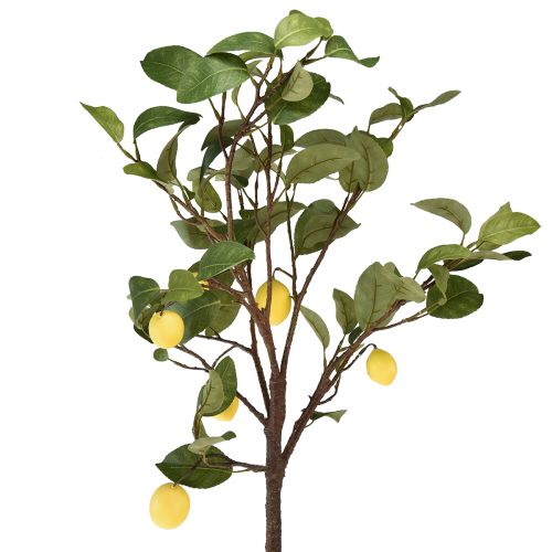 Konstgjord citronträd i kruka gul 90cm