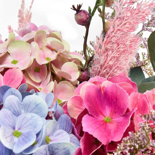 Artikel Konstgjord blombukett konstgjord hortensia konstgjorda blommor 50cm