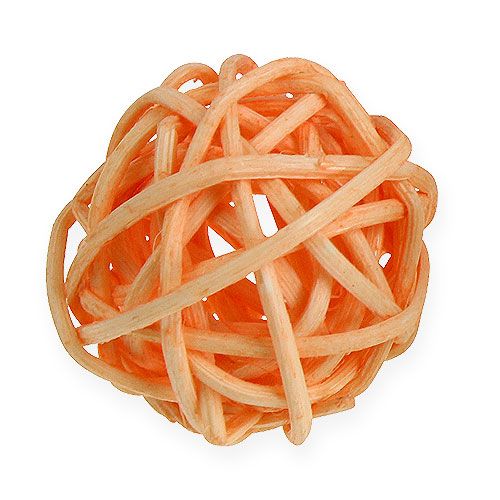 Artikel Rottingboll orange, aprikos, blekt 72st