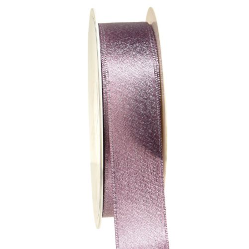 Artikel Dekorationsband, dekorationsband, glänsande band, rosa, B25mm, L20m