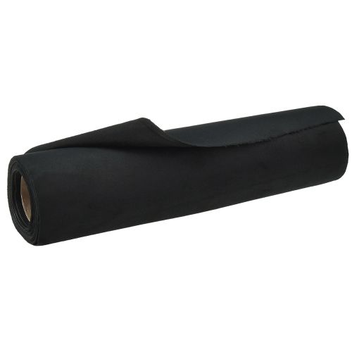 Artikel Bordslöpare i sammet svart, glänsande dekorativt tyg, 28×270cm - elegant bordslöpare för festliga tillfällen