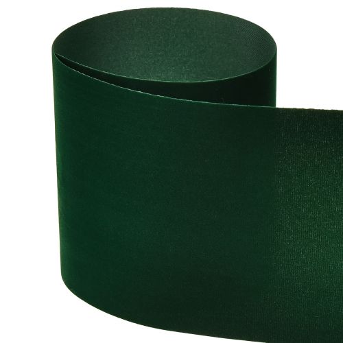 Artikel Velourband grönt brett band mörkgrön velour 100mm 8m