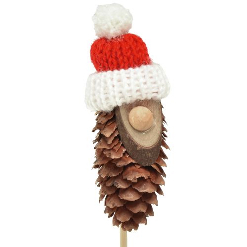 Artikel Kon gnome med hatt blomplugg gnome 8cm 12st