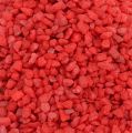 Floristik24 Dekorativa granulat röda dekorativa stenar 2mm - 3mm 2kg