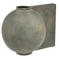 Floristik24 Dekorativ vas keramisk antik look bronsgrå 30×20×24cm