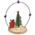 Floristik24 Dekorativ hängare Santa Claus Snowman Star H13cm 2st