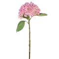 Floristik24 Hortensia konstgjord rosa konstgjord blomma rosa Ø15,5cm 45cm