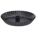 Floristik24 Original ljusstake av metall i tårtform - svart, Ø 18 cm 4 st - snygg bordsdekoration