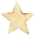 Floristik24 Rustik dekorativ stjärna av trä - naturligt trälook, 20x7 cm - mångsidig rumsdekoration